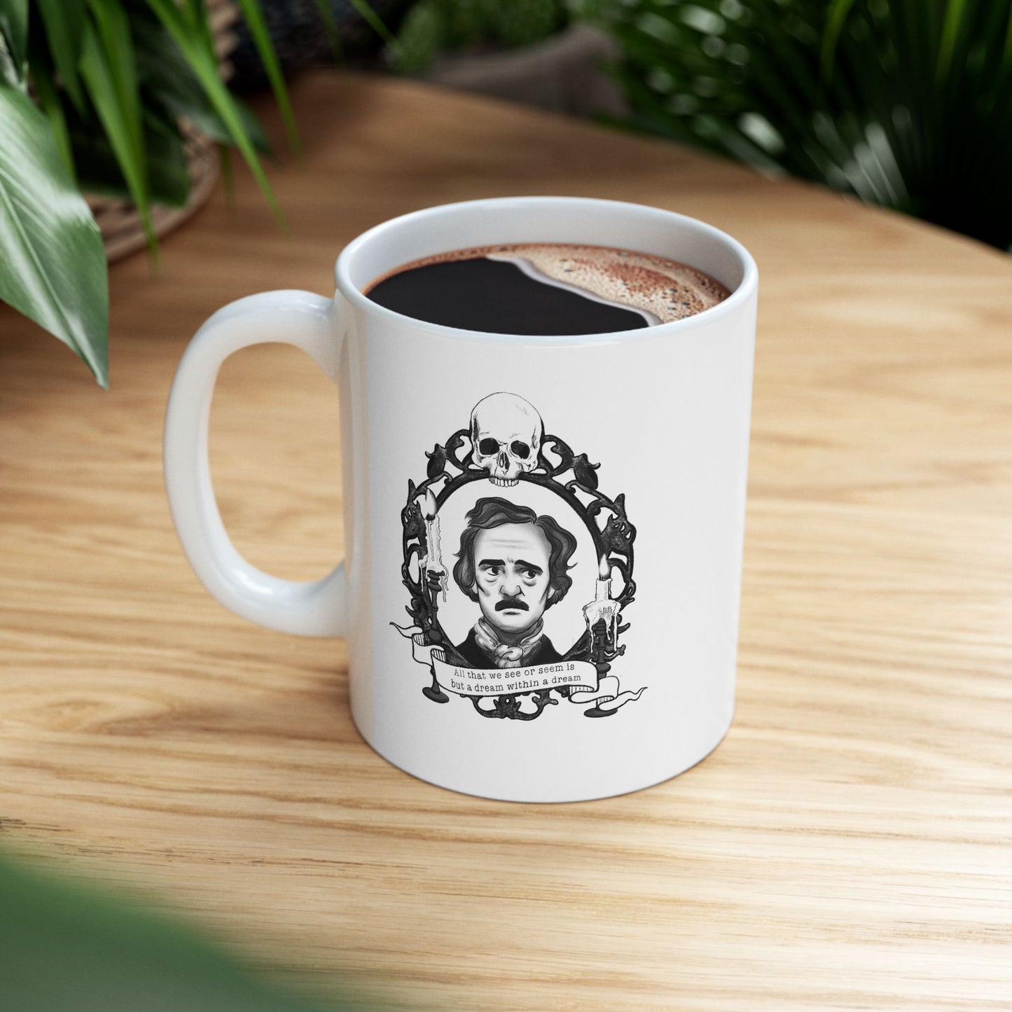 Edgar Allan Poe Mug - Ceramic Mug 11oz