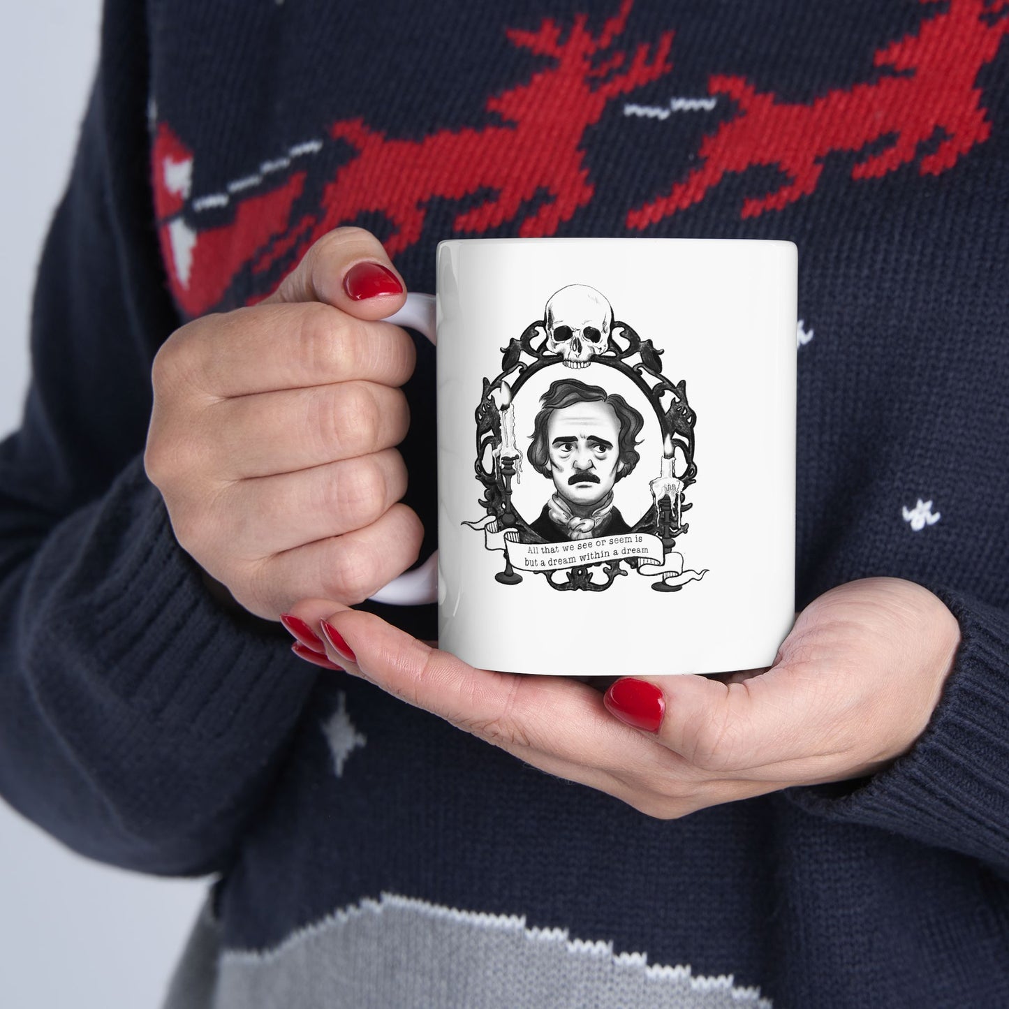 Edgar Allan Poe Mug - Ceramic Mug 11oz