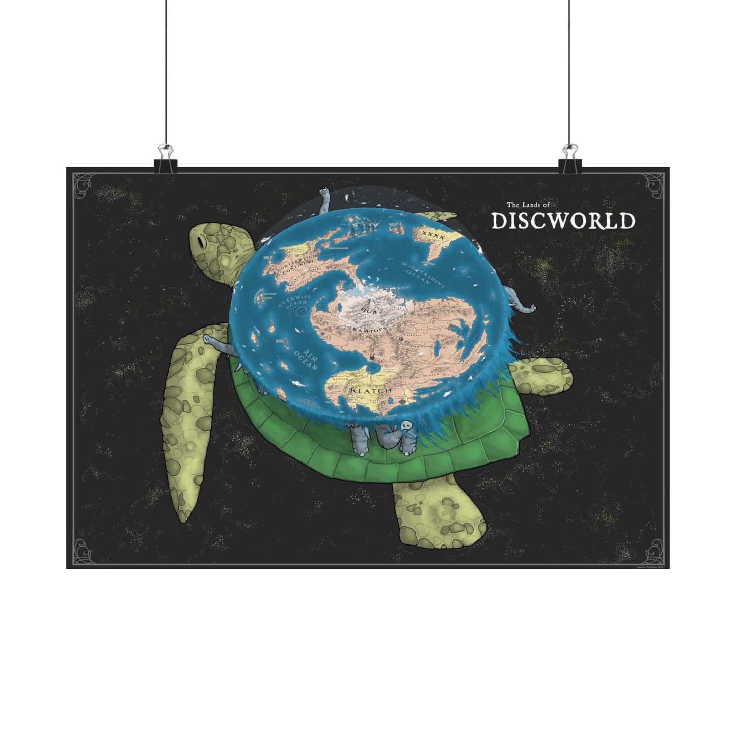 Discworld Map Poster