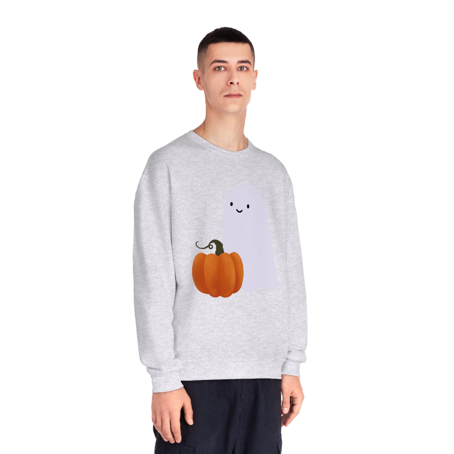 Pumpkin Ghost - Unisex Crewneck Sweatshirt