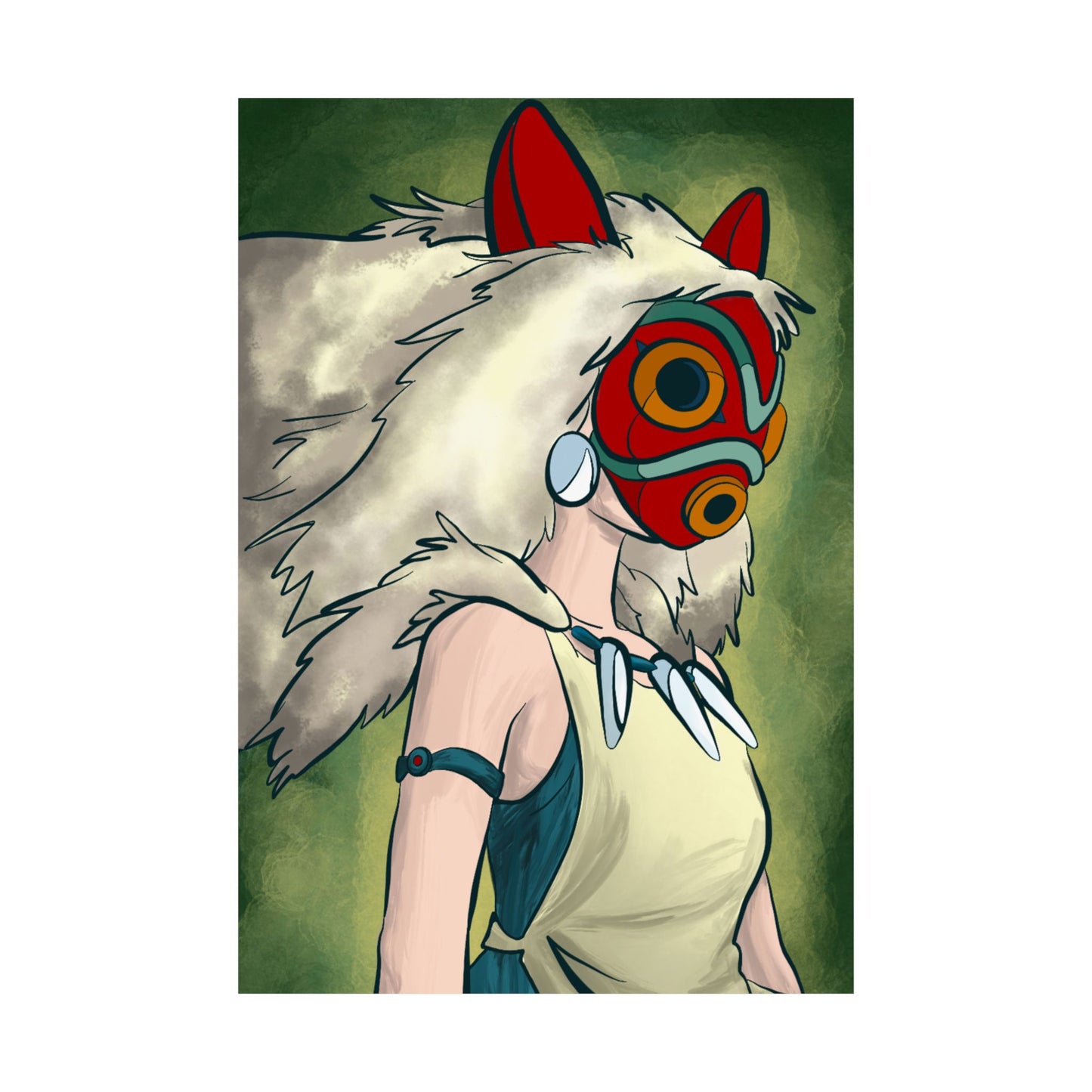 Princess Mononoke Vertical Poster - Anime-Inspired Decor