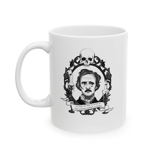 Edgar Allan Poe Mug - Ceramic Mug 11oz