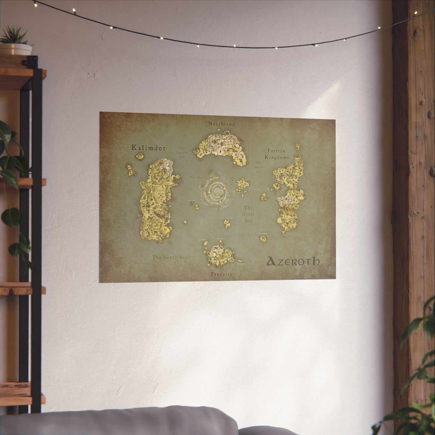 Azeroth Map Poster