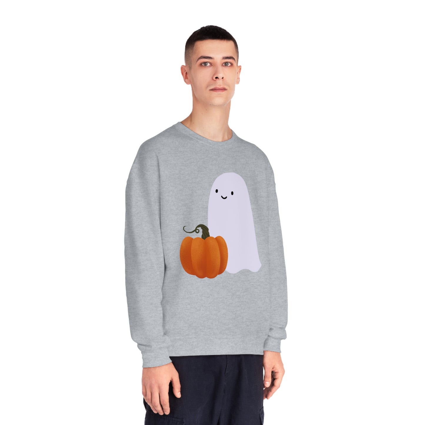 Pumpkin Ghost - Unisex Crewneck Sweatshirt